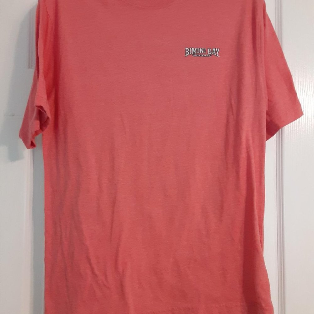 Women's Red Oversized Bimini Bay T-Shirt